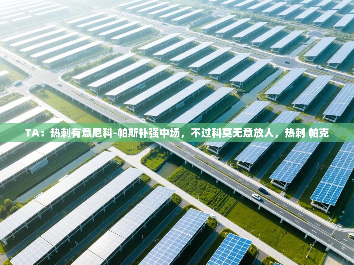 TA：热刺有意尼科-帕斯补强中场，不过科莫无意放人，热刺 帕克  第1张